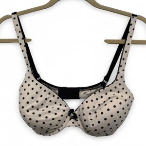 Victoria’s Secret Lined Perfect Coverage Polka Dot Bra Size 36D